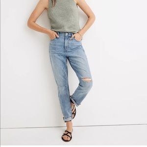 Madewell High-Rise Slim Boyjean